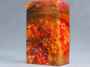 Stabilized Maple Burl Wood Mod Block